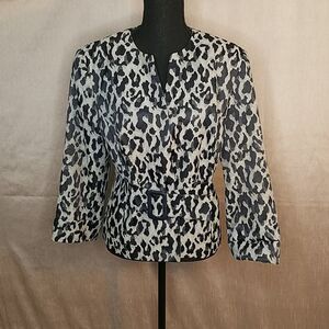 ISABELLA Animal Print Jacket‎